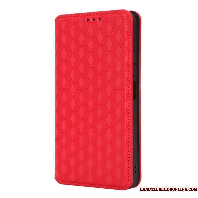 Flip Cover Xiaomi Redmi Note 12 4G Motif 3D