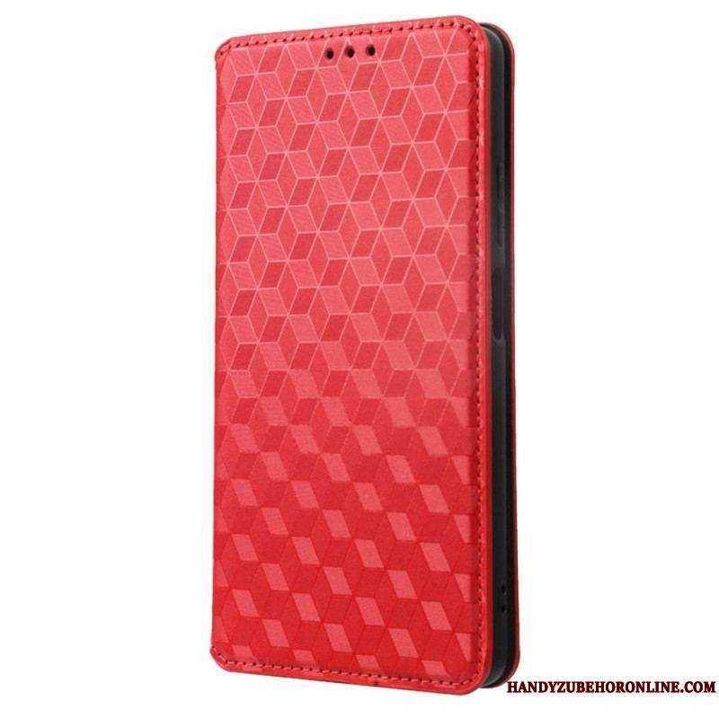 Flip Cover Xiaomi Redmi Note 12/Poco X5 5G Motif 3D