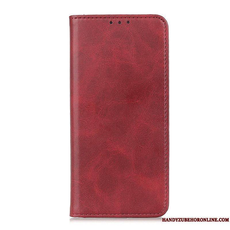 Flip Cover Xiaomi Redmi Note 12 Pro Plus Cuir Fendu Classique