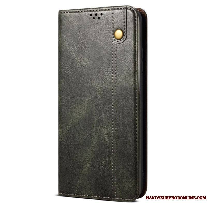 Flip Cover Xiaomi Redmi Note 12 Pro Plus Simili Cuir Ciré