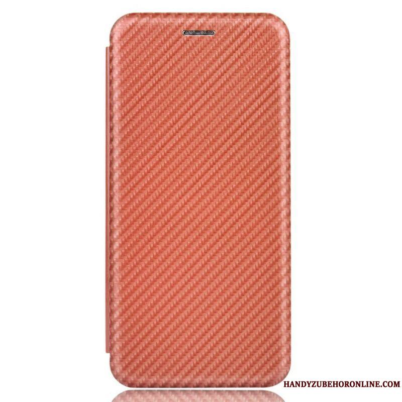 Flip Cover iPhone 13 Mini Fibre Carbone