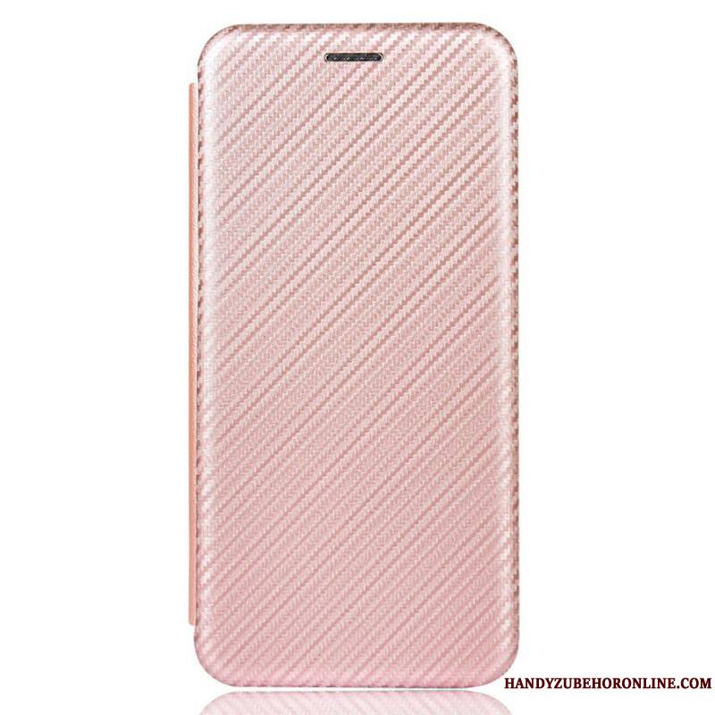 Flip Cover iPhone 13 Mini Fibre Carbone