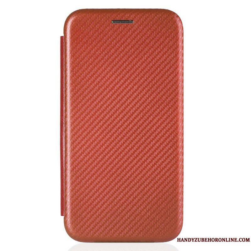 Flip Cover iPhone 13 Pro Fibre Carbone