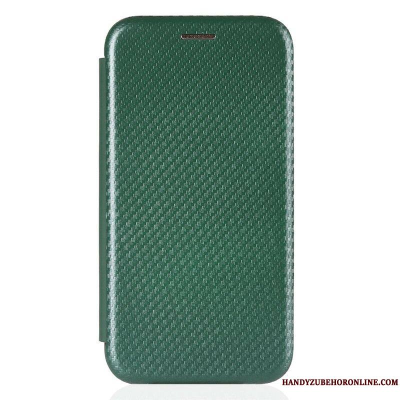 Flip Cover iPhone 13 Pro Fibre Carbone