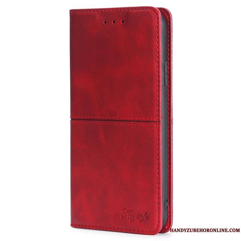 Flip Cover iPhone 14 Coutures