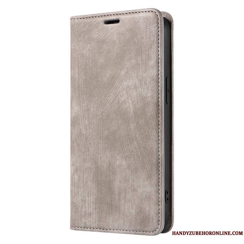 Flip Cover iPhone 14 Plus Simili Cuir Coloré