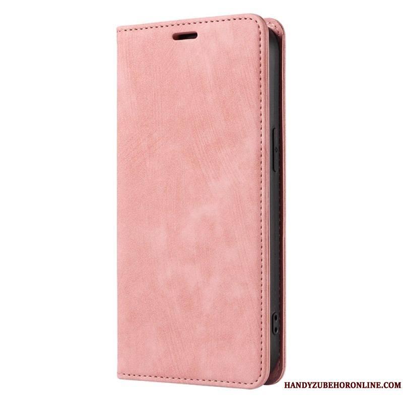 Flip Cover iPhone 14 Plus Simili Cuir Coloré