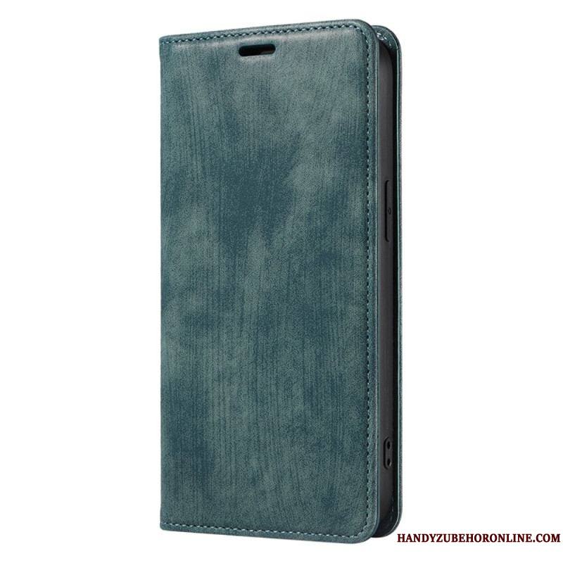 Flip Cover iPhone 14 Plus Simili Cuir Coloré