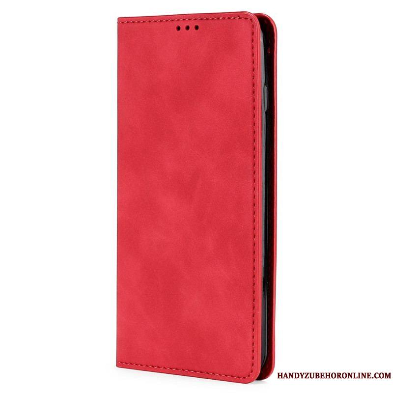 Flip Cover iPhone 14 Plus Simili Cuir Élégance