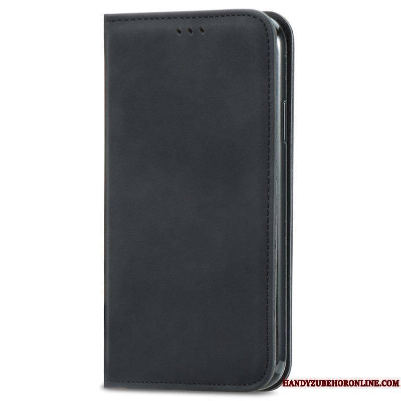 Flip Cover iPhone 15 Plus Simili Cuir Douceur