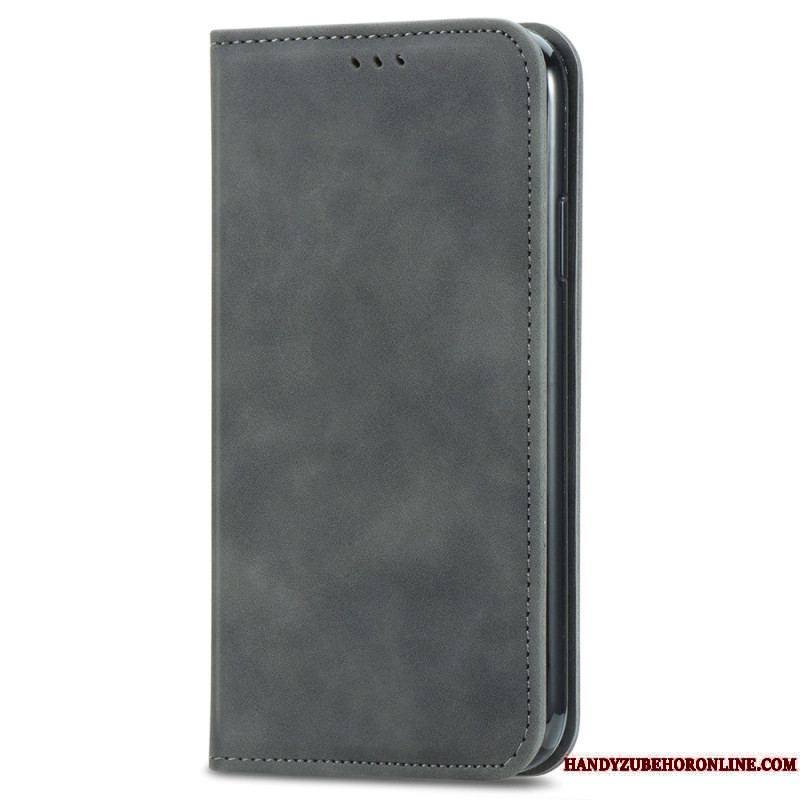 Flip Cover iPhone 15 Plus Simili Cuir Douceur