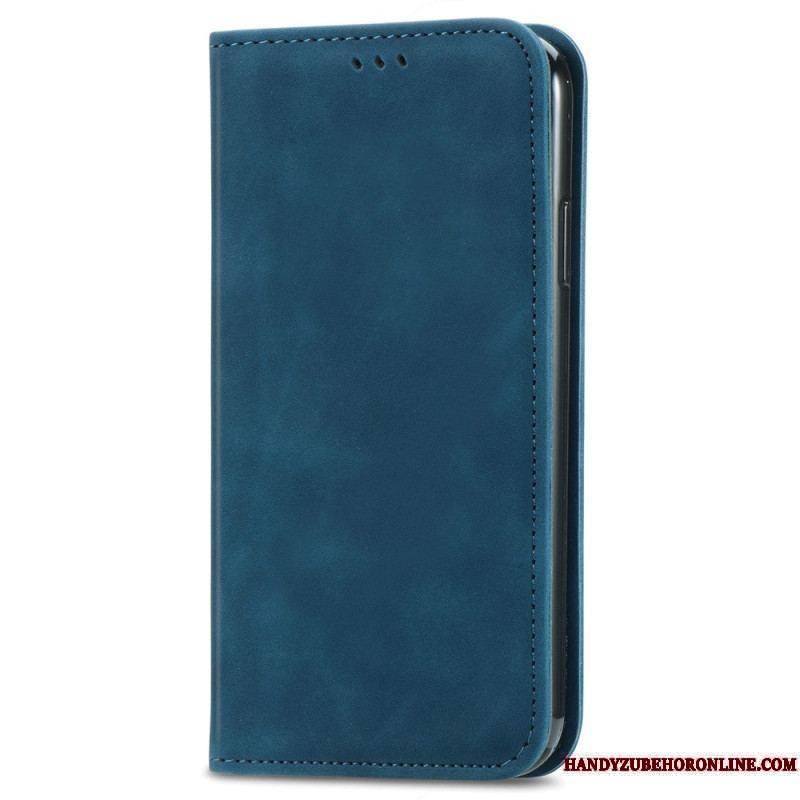 Flip Cover iPhone 15 Plus Simili Cuir Douceur