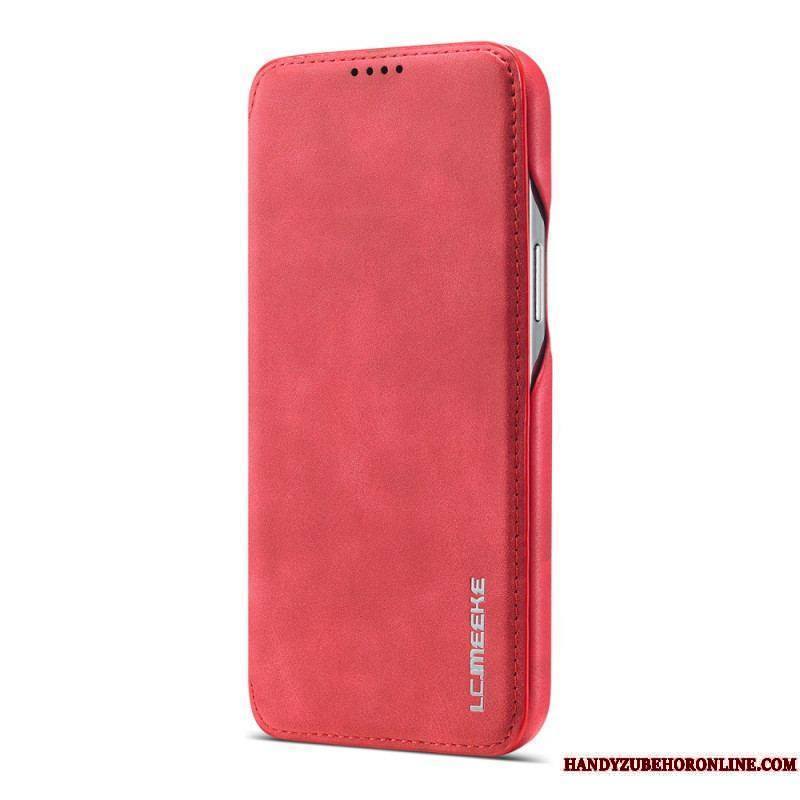 Flip Cover iPhone 15 Plus Simili Cuir LC.IMEEKE