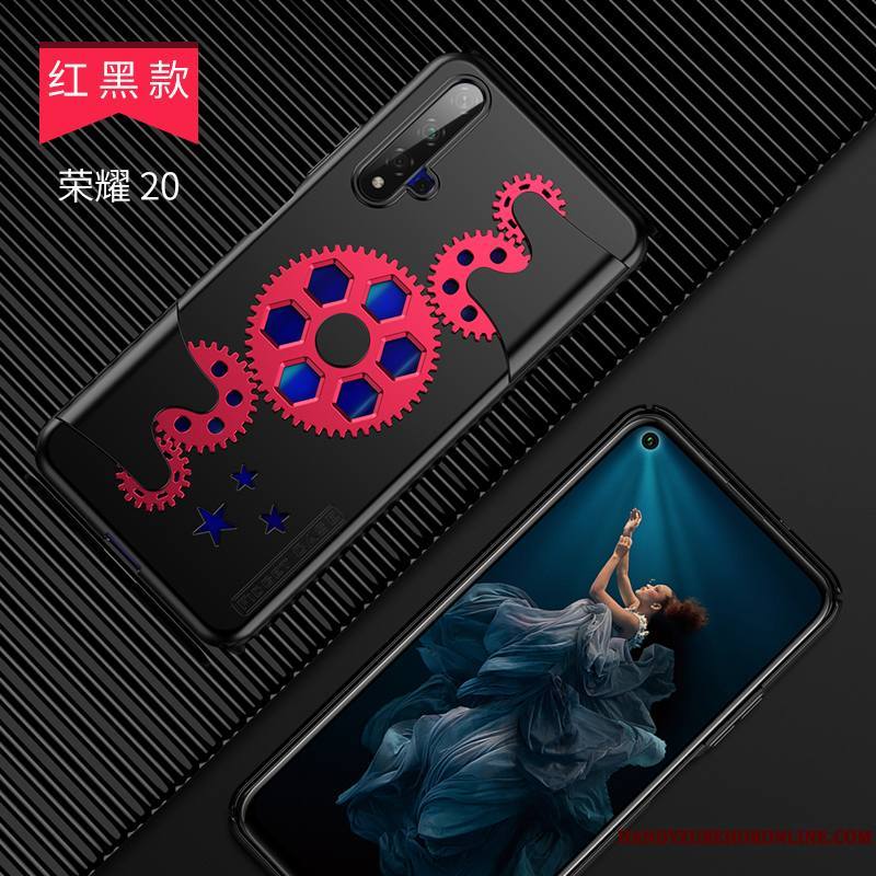 Honor 20 Coque Créatif Machines Étui Protection Net Rouge Tout Compris Incassable