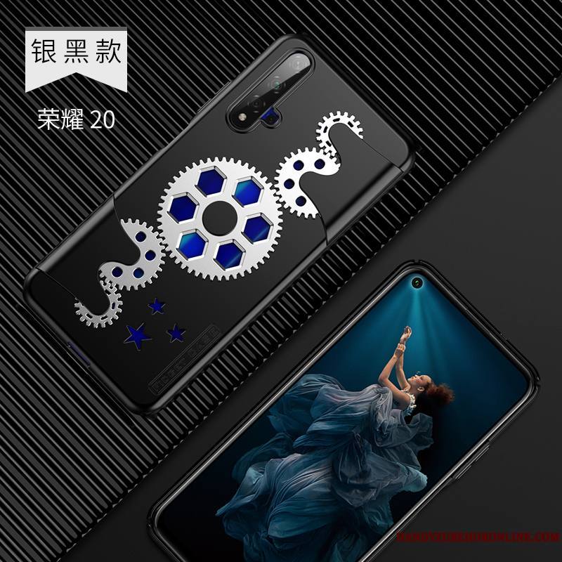 Honor 20 Coque Créatif Machines Étui Protection Net Rouge Tout Compris Incassable