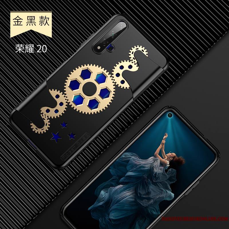 Honor 20 Coque Créatif Machines Étui Protection Net Rouge Tout Compris Incassable