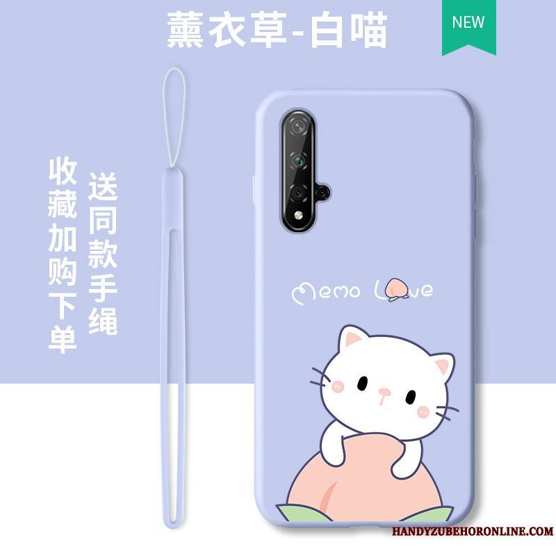 Honor 20 Coque De Téléphone Frais Protection Incassable Étui Petit Violet