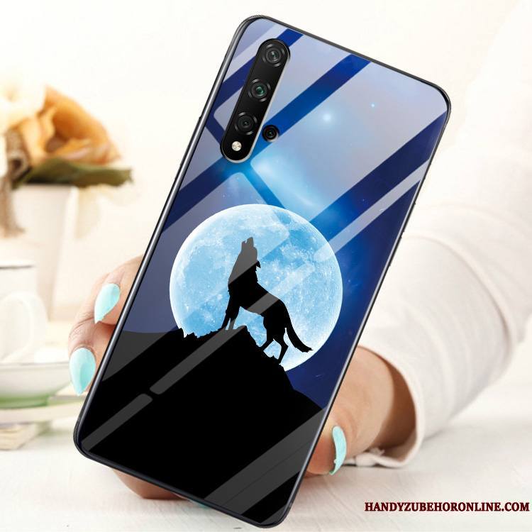 Honor 20 Coque Personnalité Membrane Mode Étui Verre Difficile Tout Compris