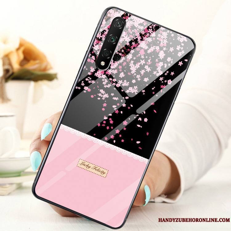 Honor 20 Coque Personnalité Membrane Mode Étui Verre Difficile Tout Compris