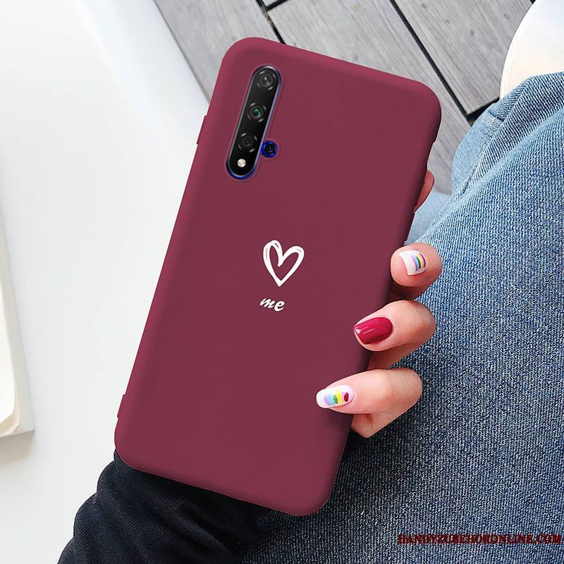 Honor 20 Créatif Amour Dessin Animé Coque De Téléphone Ultra Bleu Incassable