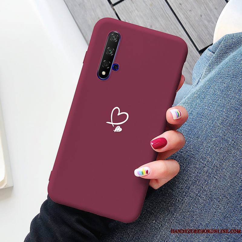 Honor 20 Créatif Amour Dessin Animé Coque De Téléphone Ultra Bleu Incassable