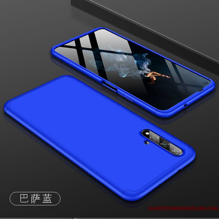 Honor 20 Délavé En Daim Étui Incassable Créatif Tout Compris Coque De Téléphone Protection