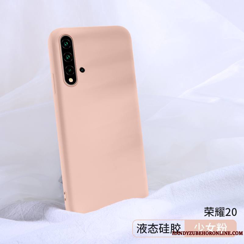 Honor 20 Fluide Doux Tout Compris Très Mince Coque De Téléphone Incassable Gris Personnalité