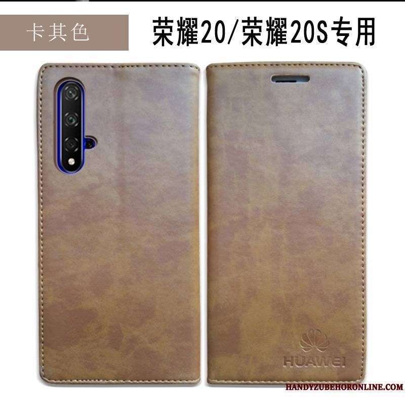 Honor 20 Housse Business Simple Incassable Étui Coque Tout Compris