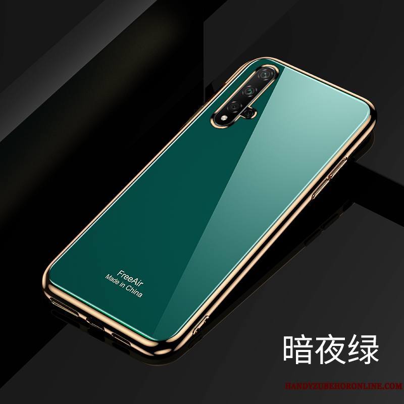 Honor 20 Incassable Coque De Téléphone Étui Fluide Doux Tendance Vert Protection