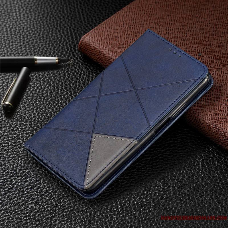 Honor 20 Noir Carte Étui Coque De Téléphone Tout Compris Protection Étui En Cuir