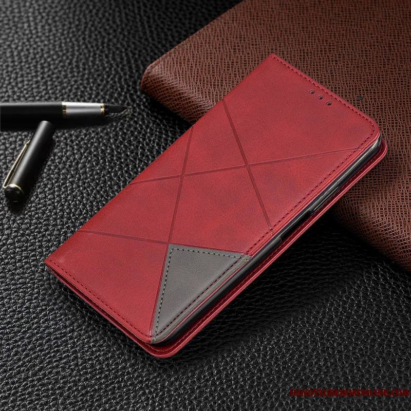 Honor 20 Noir Carte Étui Coque De Téléphone Tout Compris Protection Étui En Cuir