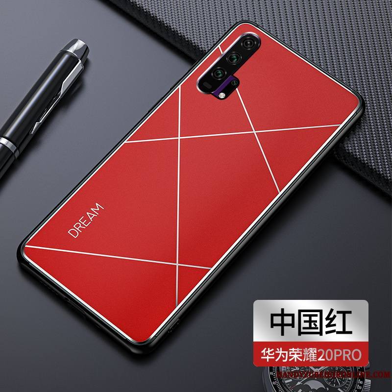 Honor 20 Pro Coque Métal Tout Compris Incassable Tendance Étui Gris Personnalité