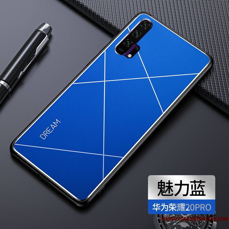 Honor 20 Pro Coque Métal Tout Compris Incassable Tendance Étui Gris Personnalité