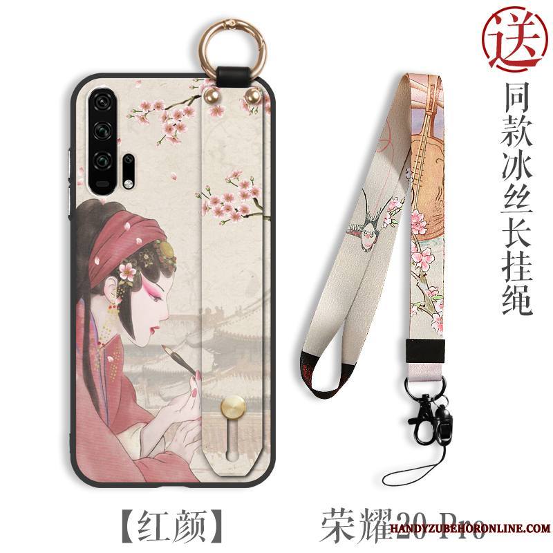 Honor 20 Pro Coque Étui Opéra De Pékin Bordure Vent Protection Incassable Très Mince