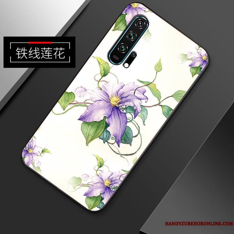 Honor 20 Pro Protection Incassable Coque Étui Délavé En Daim Vert Tout Compris