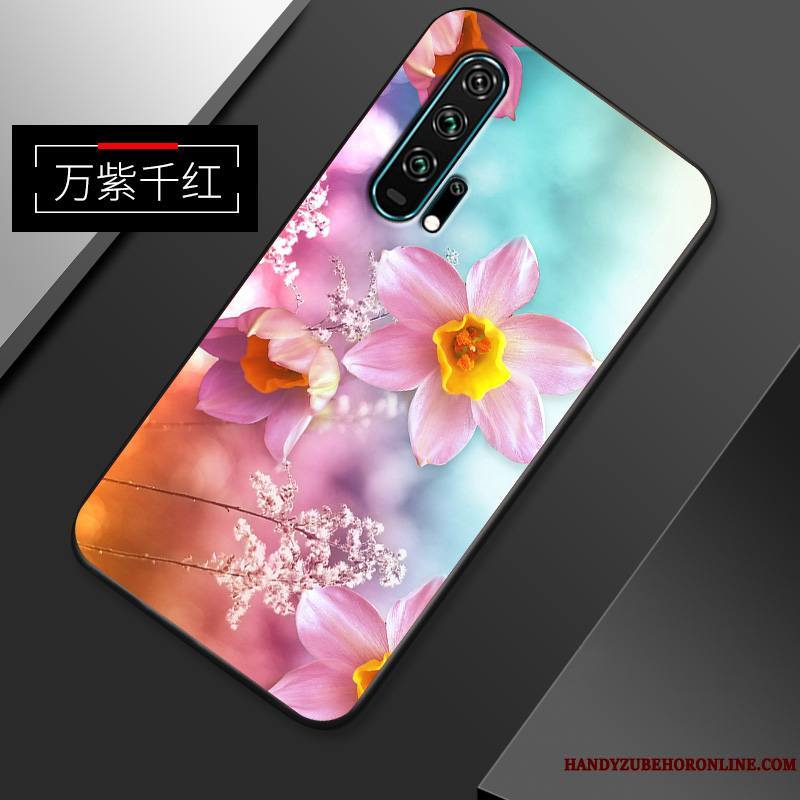 Honor 20 Pro Protection Incassable Coque Étui Délavé En Daim Vert Tout Compris