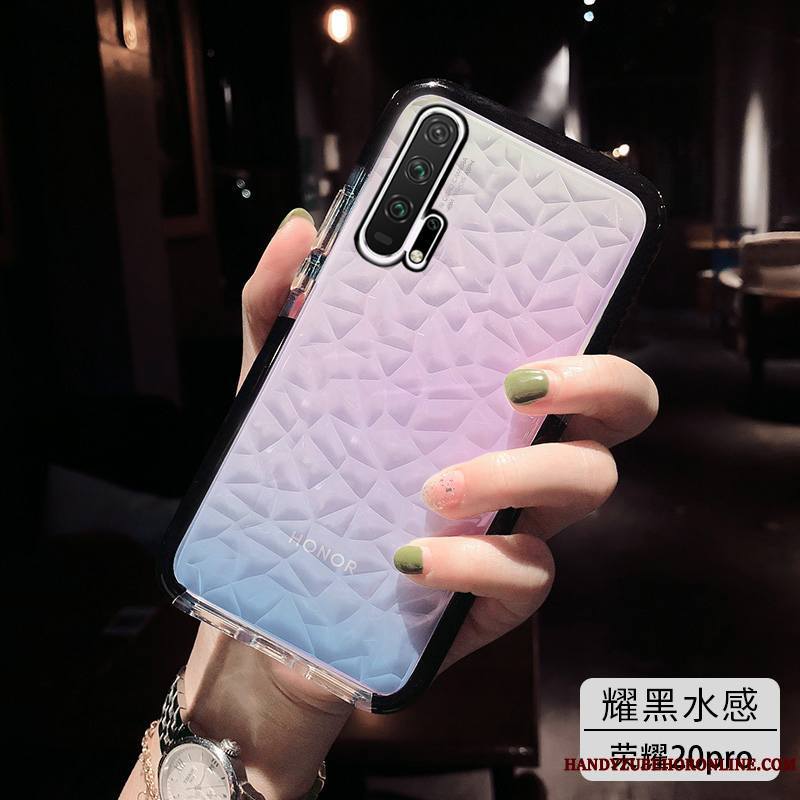 Honor 20 Pro Silicone Marque De Tendance Créatif Tout Compris Coque De Téléphone Incassable Personnalité