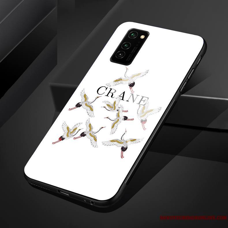 Honor 30 Pro Art Tendance Coque De Téléphone Verre Grue Simple Étui