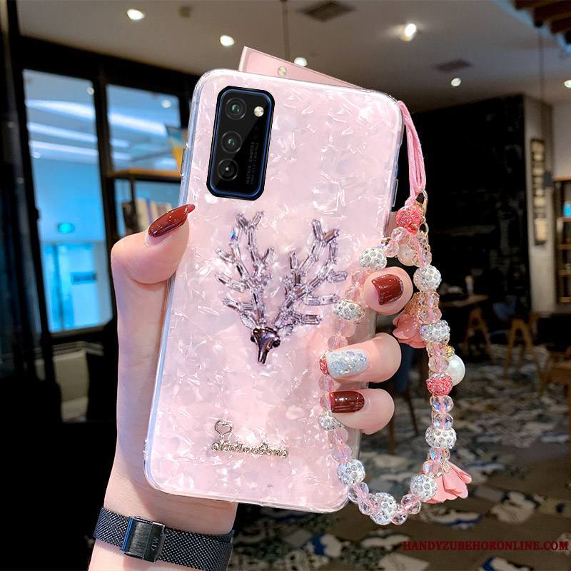 Honor 30 Pro Coque Elk Étui Strass Personnalité Nouveau Ornements Suspendus Coquille