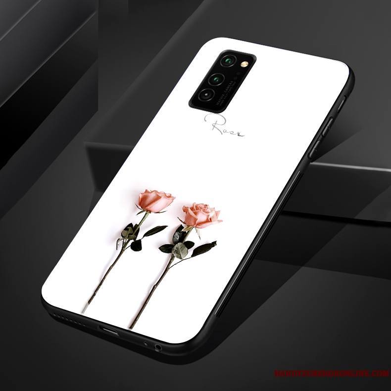 Honor 30 Pro Simple Coque De Téléphone Frais Fluide Doux Petit Étui Rose