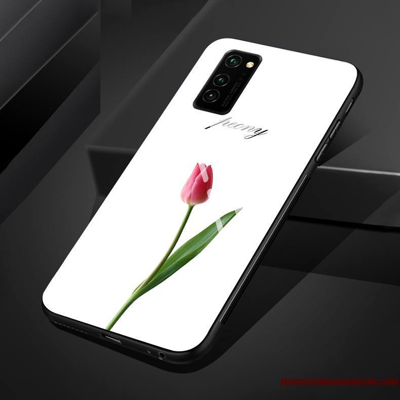 Honor 30 Pro Simple Coque De Téléphone Frais Fluide Doux Petit Étui Rose