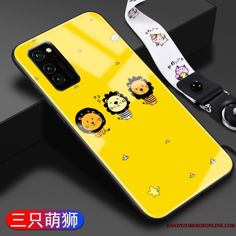 Honor 30 Pro Tout Compris Coque Protection Dessin Animé Verre Incassable Étui