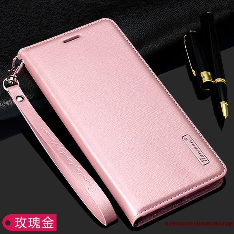 Honor 30 Pro Étui En Cuir Coque Or Rose Téléphone Portable Plier Reversible