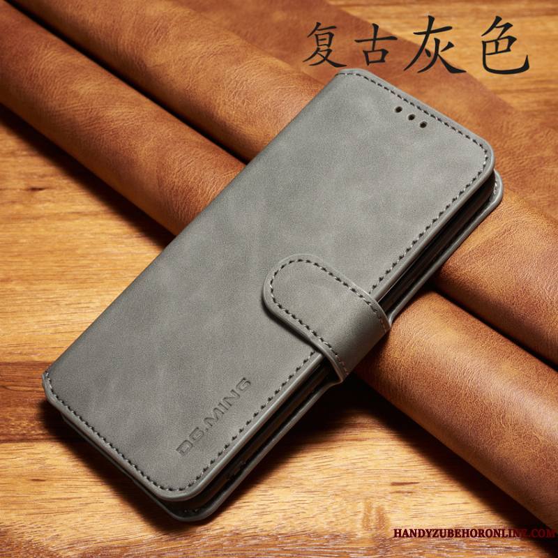 Honor 30 Pro Étui En Cuir Tout Compris Vintage Coque De Téléphone Housse Fluide Doux Business