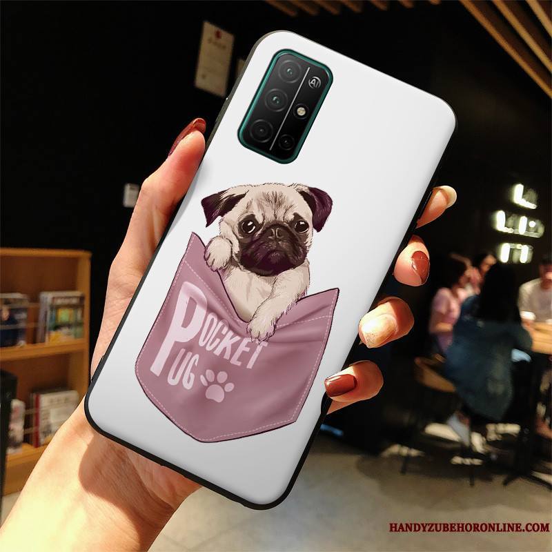 Honor 30s Coque Dessin Animé Protection Créatif Incassable Personnalité Blanc Étui