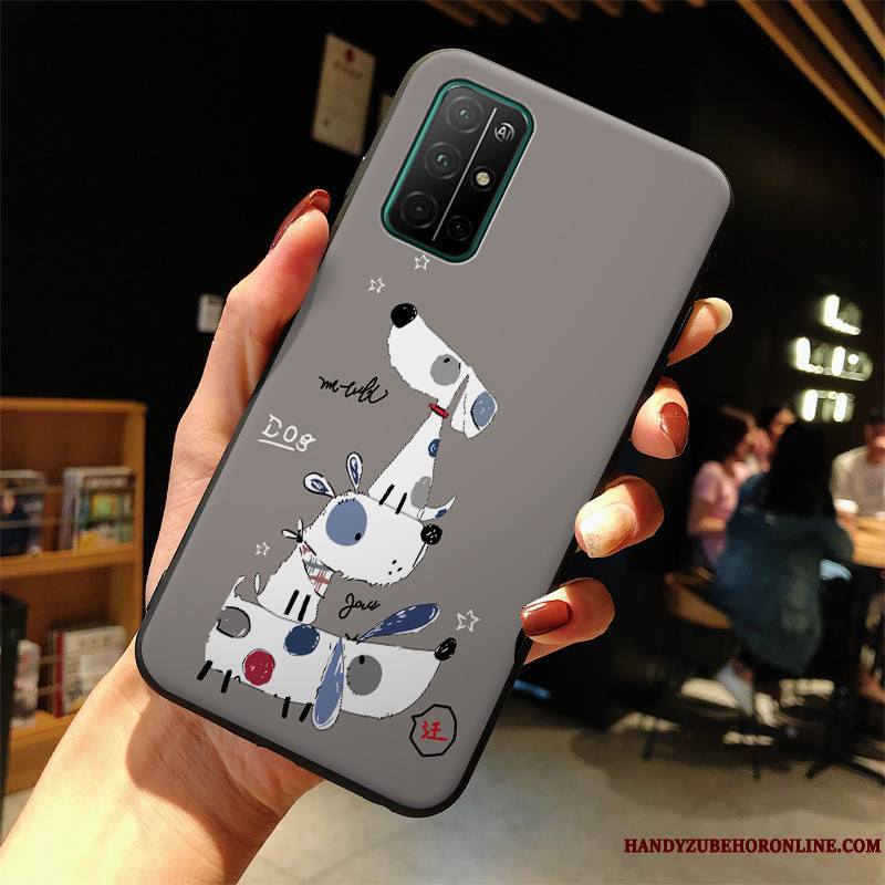 Honor 30s Coque Dessin Animé Protection Créatif Incassable Personnalité Blanc Étui