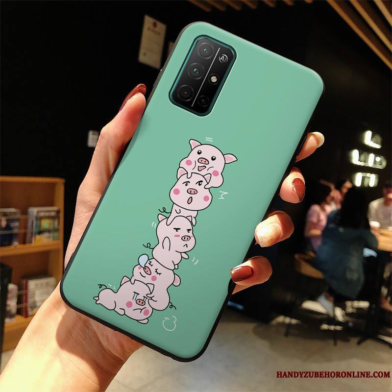 Honor 30s Coque Dessin Animé Protection Créatif Incassable Personnalité Blanc Étui