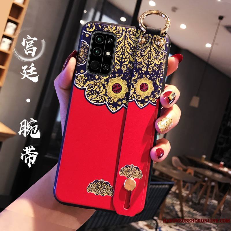 Honor 30s Personnalité Rouge Tendance Étui Coque De Téléphone Tout Compris Créatif