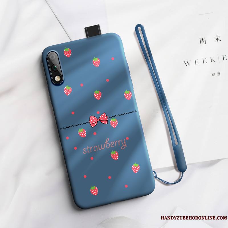 Honor 9x Bleu Fruit Étui Nouveau Dessin Animé Coque Protection