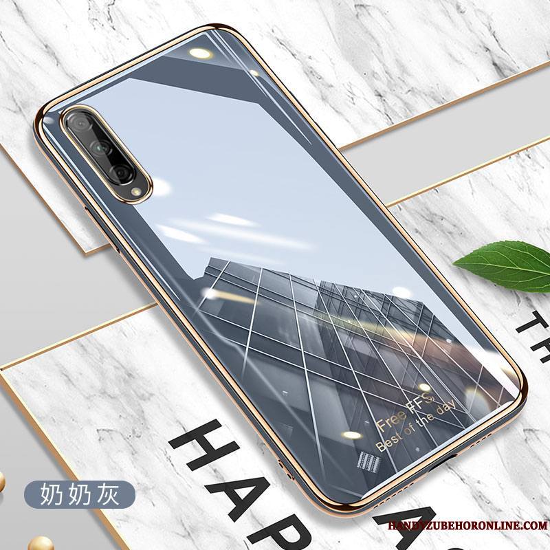 Honor 9x Pro Coque Silicone De Téléphone Simple Tout Compris Gris Personnalité